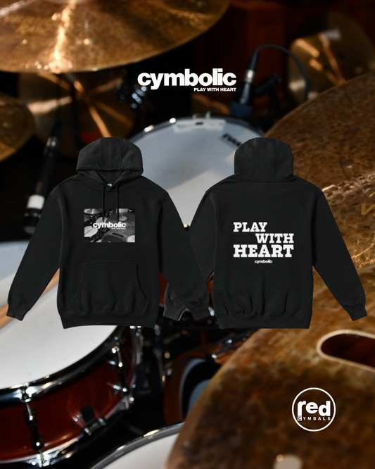 Cymbolic 'Play With Heart' Graphic Hoodie