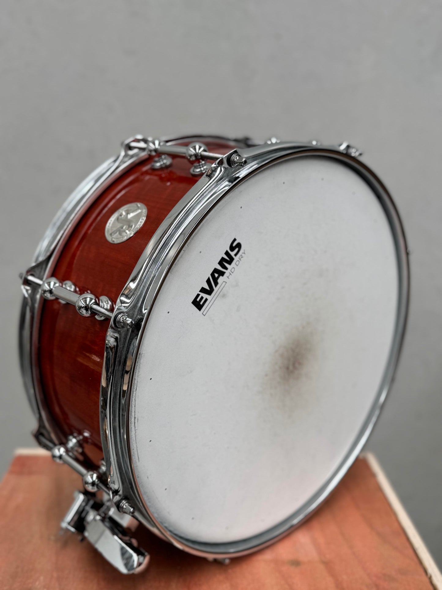 Red Rock Drums 5.5" Tassie Oak Snare Drum USED