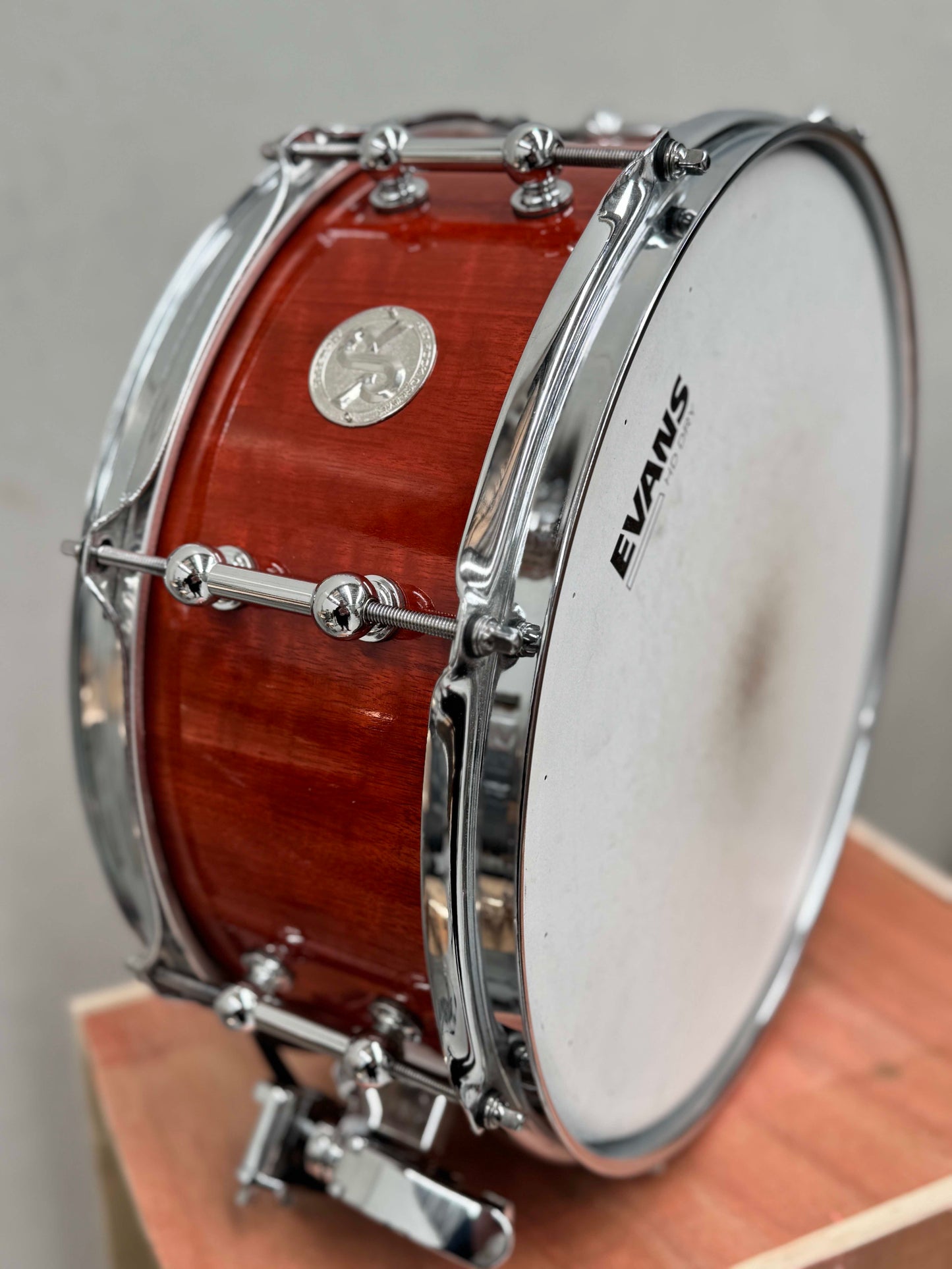 Red Rock Drums 5.5" Tassie Oak Snare Drum USED