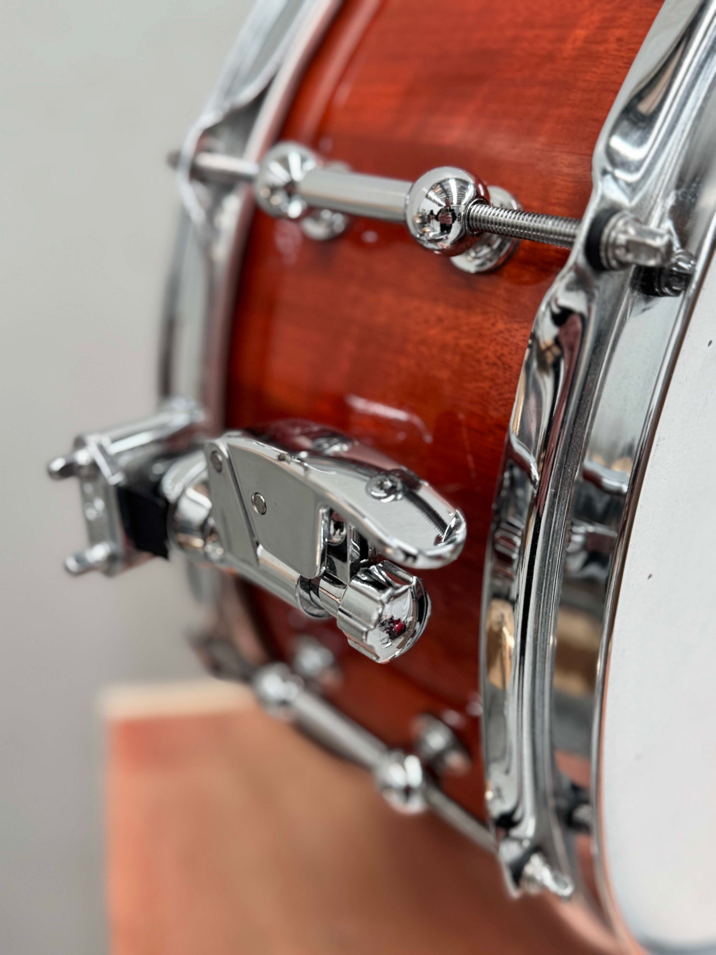 Red Rock Drums 5.5" Tassie Oak Snare Drum USED