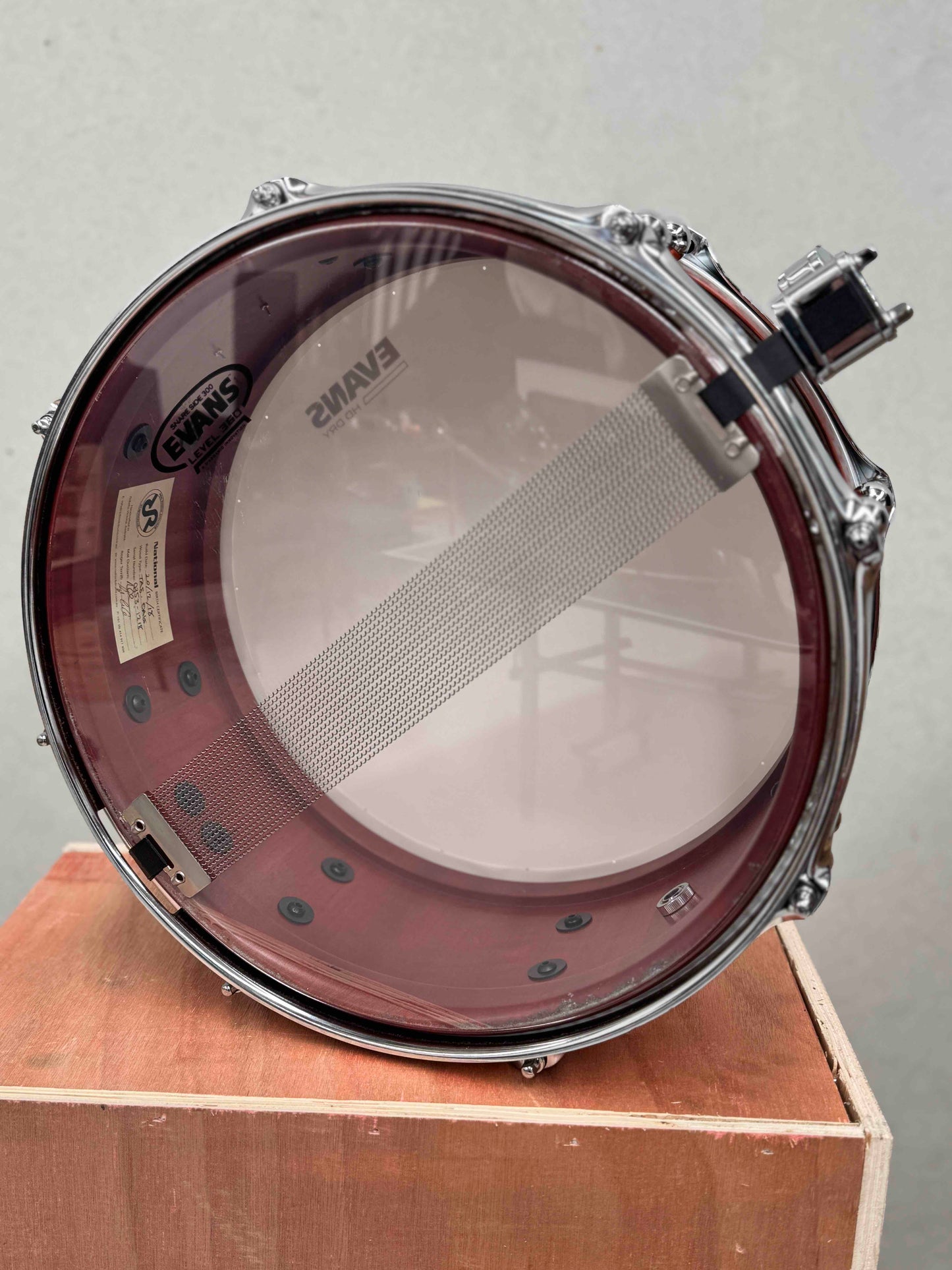 Red Rock Drums 5.5" Tassie Oak Snare Drum USED