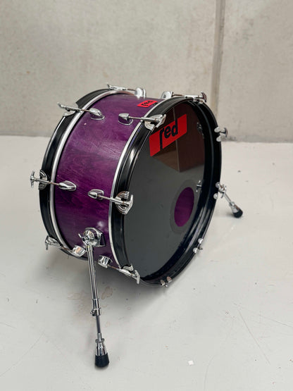 Red Drums custom drum shell pack Purple stain