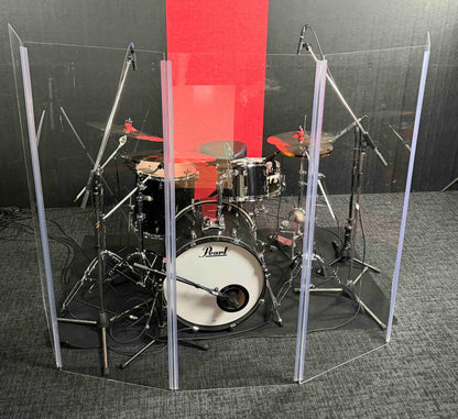 Red Drum / Sound Screen 5 Panels 167.5cm x 60cm 4.5mm