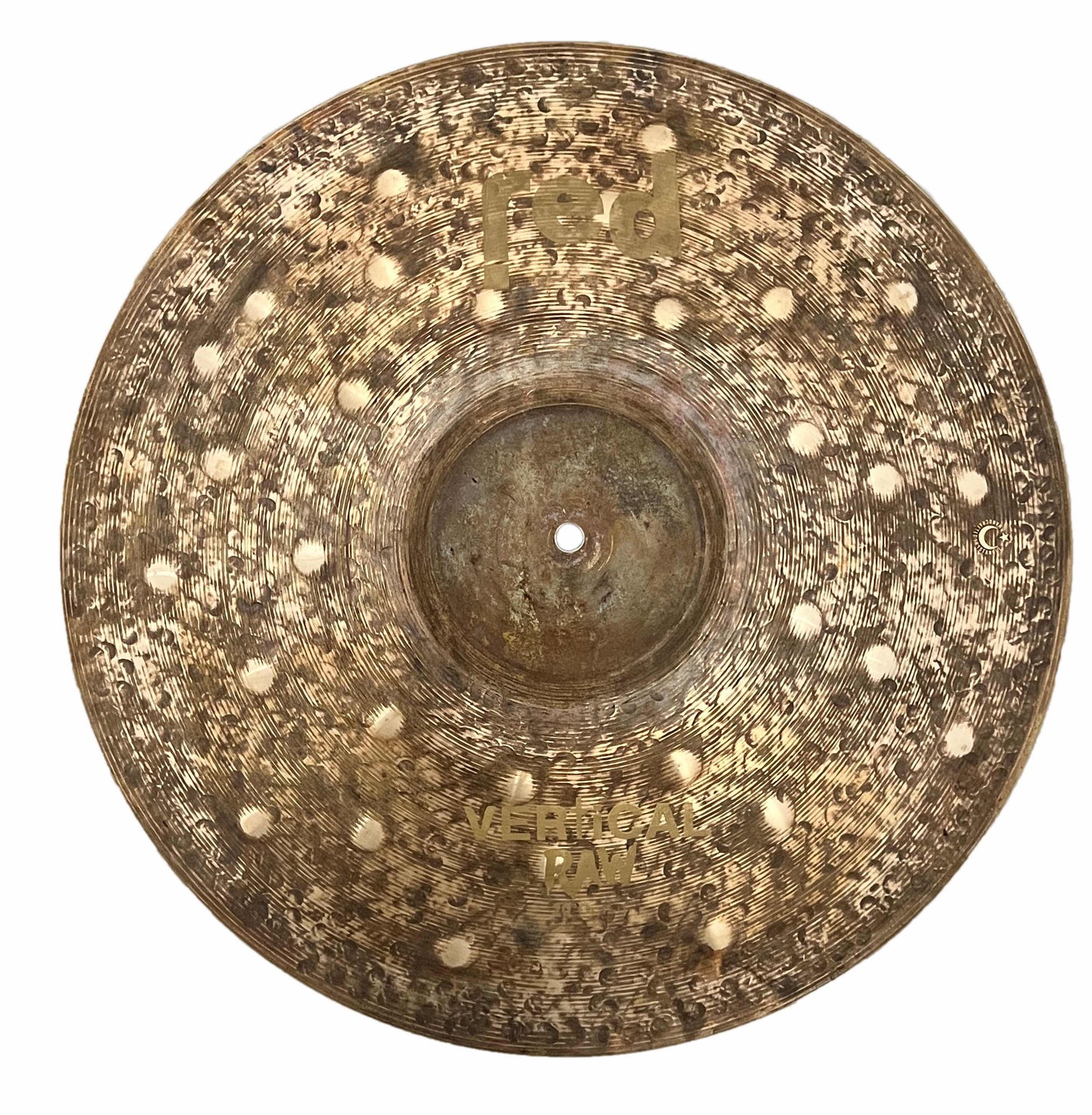 Vertical Raw Trash Ride Cymbal